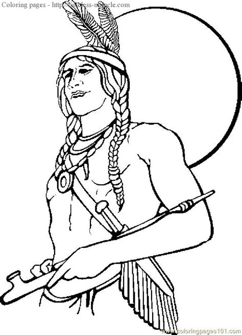 Native American Coloring Pages Printable Timeless Miracle Com
