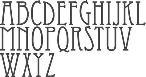 Art Nouveau Text Art Nouveau Typography Typography Al