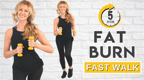5 Minute Fat Burning Fast Walk Quick Easy Done Youtube