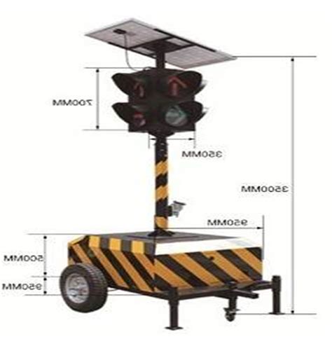 Portable Traffic Light Steel Alloy Body And Non Rustable China Traffic Light And Moveable