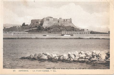 Antibes 06antibes Le Fort Carré Carte Postale Ancienne Et Vue D