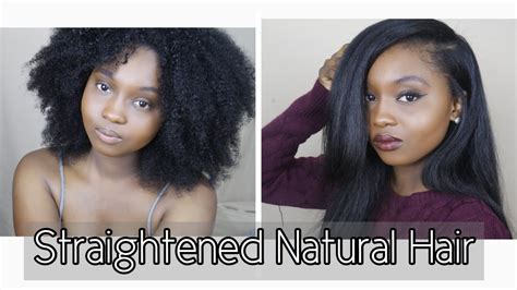 There are different ways to go about this depending on your hair type. How I Straighten My Thick Natural Hair | 3 Years Natural ...