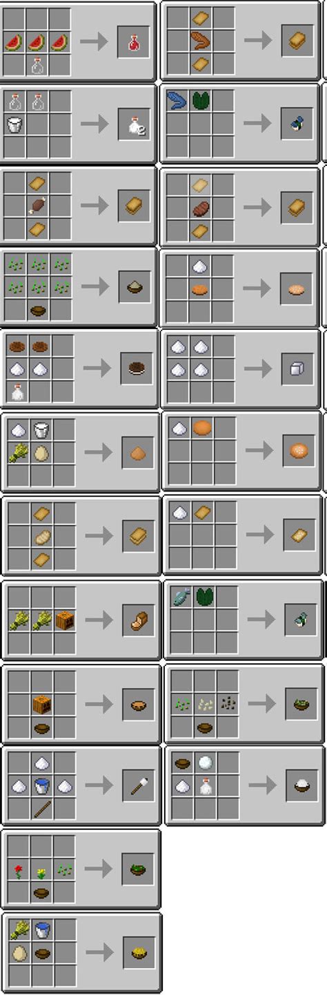 Mcpe 1.4 beta crafting recipes!!! Usefull Food mod for Minecraft PE 0.14.0