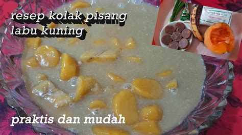 Masak hingga mendidih dan gula larut. Resep kolak pisang labu kuning | Recipe banana pumpkin ...