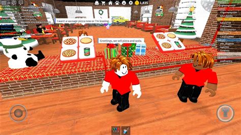 Roblox Work At A Pizza Place Android Gameplay Hd Youtube