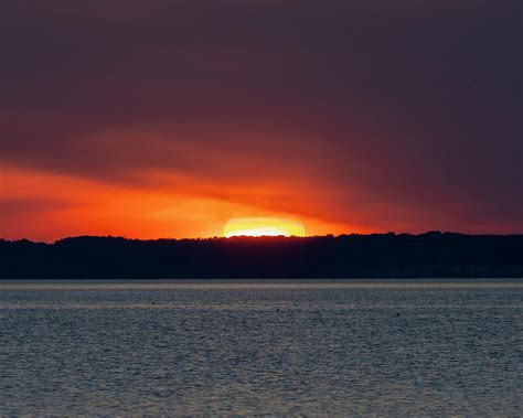 Chincoteague Bay Sunset Photograph By Alan Raasch Fine Art America