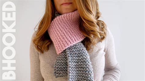 How To Knit A Scarf For Complete Beginners Step By Step Youtube