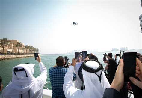 Ooredoo Tests 5G Taxi Drone Above Doha - The life pile