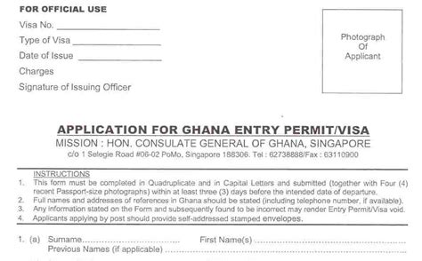 Administrative Support How To Apply For Ghana Visa