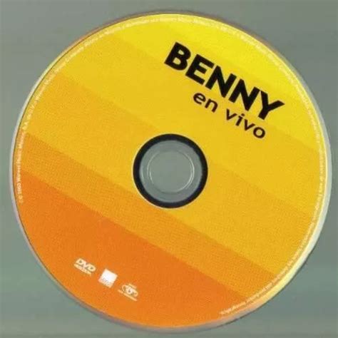 Benny En Vivo Dvd Sin Caja Ni Portada Edicion 2003 Dmm Mercadolibre