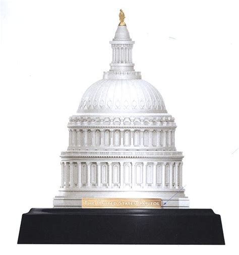 Marble Dome Paperweight United States Capitol Historical Society T