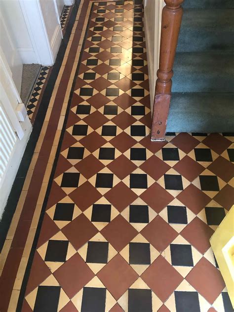 Renovating Edwardian Hallway Tiles In Worcester Cleaning And