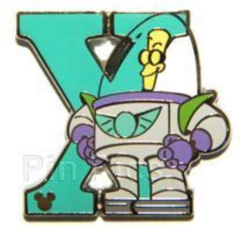 Rare Disney Pin 82346 Letter X Xr Toy Story Artist Proof Le Only 25