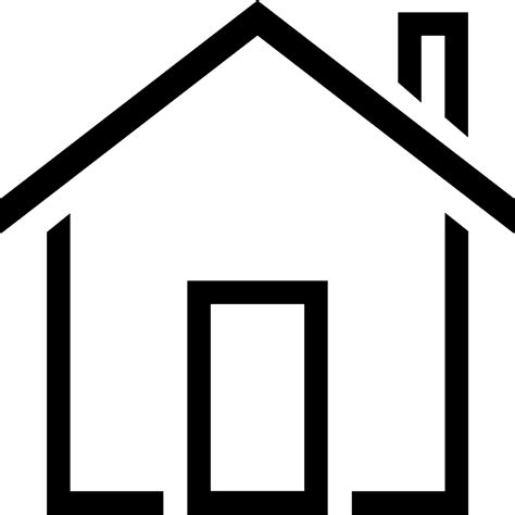 House Building Outline Svg Png Icon Free Download (#67183 png image