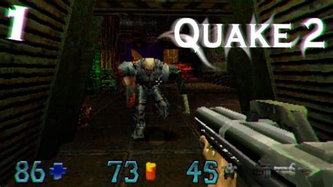 Quake 2 Ps1 прохождение 1 На территории врагаГрафика оригинала Ps1
