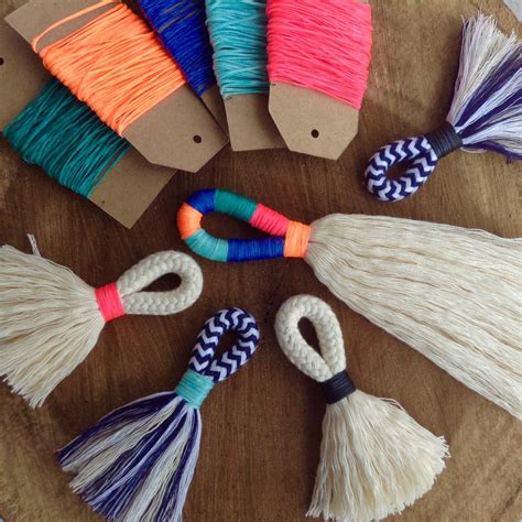 Diy Tassel Making Kit Make Your Own Large Or Mini Tassels Etsy