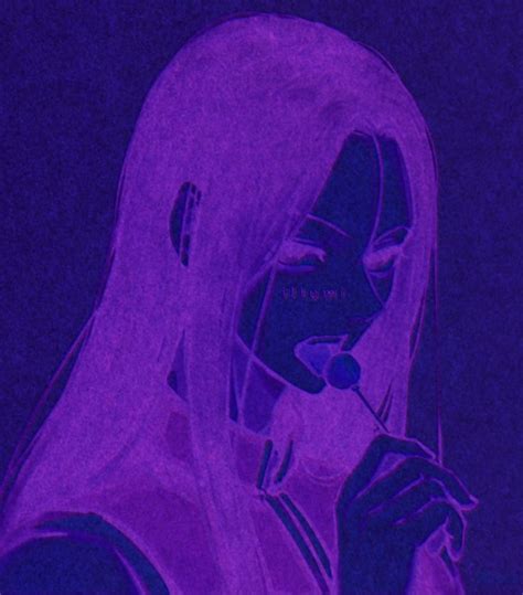 քʊʀքʟɛ աǟʋɛ·° In 2021 Dark Purple Aesthetic Dark Anime Anime