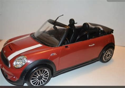 Mattel Barbie And Ken My Cool Red Mini Cooper Convertible W3157 For