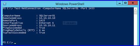 Using Powershell To Verify If A Remote Tcp Port Is Accessible Akawn