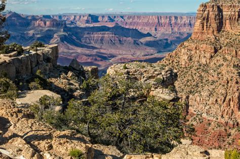 Scenic Grand Canyon South Rim Stock Image Image Of Scenics Desert