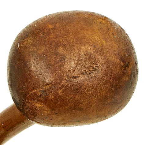 Original Victorian Era Zulu Warrior Knobkerrie War Club With 3 ½ Diam