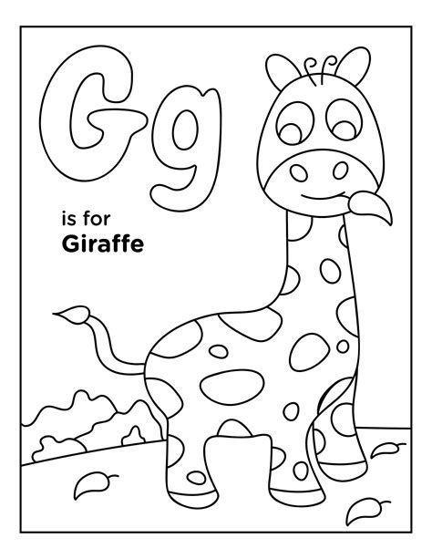 Animal Alphabet Coloring Pages Free Printable