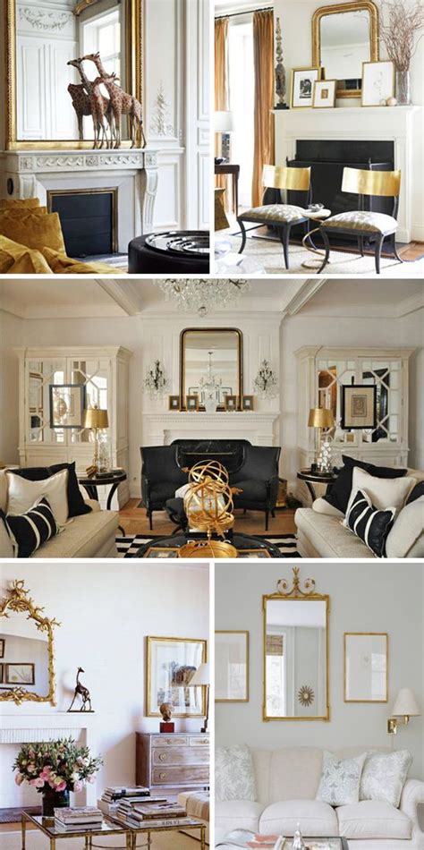 Gold Living Rooms See More Gilded Goodness Decor