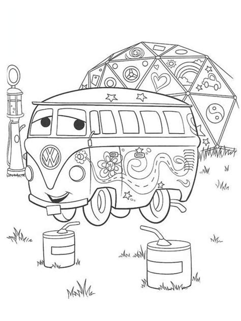 Disney Cars Birthday Coloring Pages