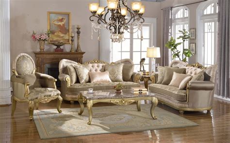 Luxurious Traditional Living Room Furniture Sofa Set