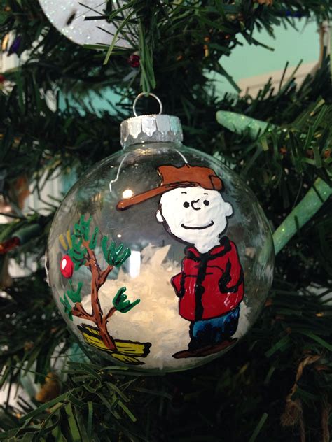 Diy Charlie Brown Christmas Ornament With Puffy Paint And Sharpies Add