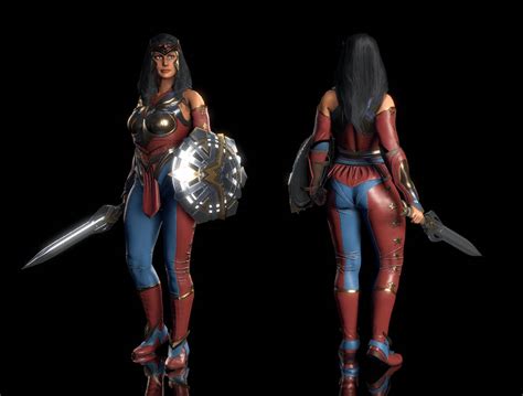 Injustice 2 Wonder Woman Themysciran Battle Armor By Mrsmug On Deviantart
