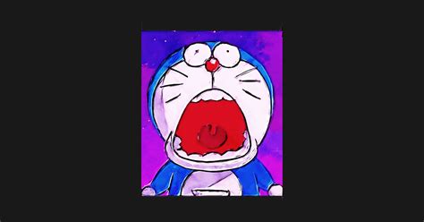 Scary Doraemon Scary Doraemon Sticker Teepublic