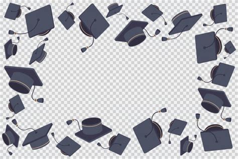 Graduation Hat Border Illustrations Royalty Free Vector Graphics