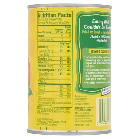 30 Canned Peaches Nutrition Label Labels Design Ideas 2020