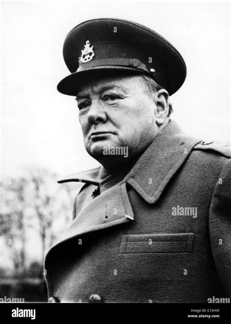 Winston Churchill 1874 1965 British Prime Minister And 1953 Nobel