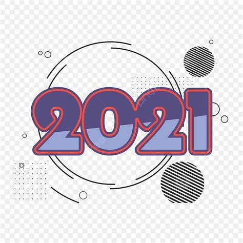 Modern Typography Vector Png Images Modern 2021 Year Typography Vector