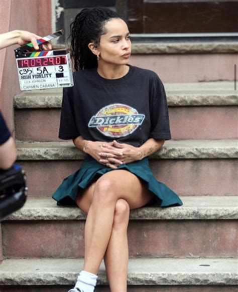 Zoe Kravitz Looks Sexy In Preppy Style From The Series High Fidelity