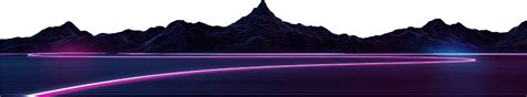 Download Vaporwave Rainmeter Cut Wallpaper Vaporwave Mountains Transparent Background Png