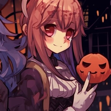 Calamitous Beauties Halloween Anime Matching Pfp Left Side Image