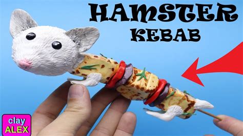 Hamster Kebab Polymer Clay Tutorial Alex Clay Youtube