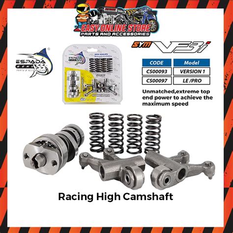 Easy Online Store Espada Racing High Camshaft Vf I V Se Le Cam Shaft