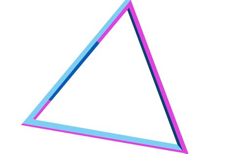Ftestickers Geometricsapes Triangle Sticker By Pann70