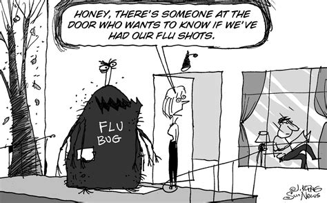 Did You Get Your Flu Shot Sun News Editorial Cartoon