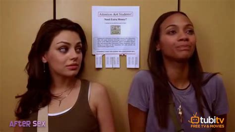 Mila Kunis And Zoe Saldana After Sex Our Womencrushwednesday This Week Are Mila Kunis And Zoe
