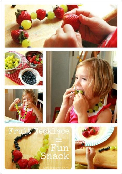 Fruit Necklaces Instead Of Candy Necklaces How Fun Fun Snacks For