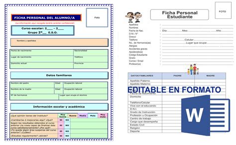 Änderungen Von Bürger Bus Ficha De Datos Del Alumno Para Imprimir