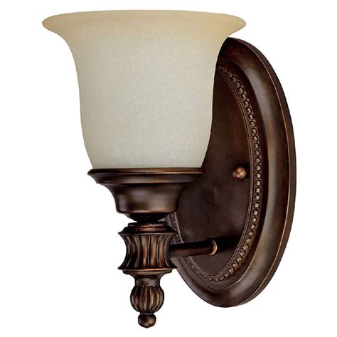 Shop Capital Lighting Traditional 1 Light Burnished Bronze Wall Sconce
