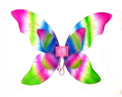 Mozlly Rainbow Wings 2 Layer Adult Fairy Wings Beautiful Butterfly