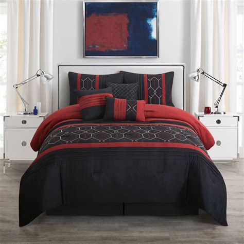 Lanco Autumn Microfiber 7 Pieces Comforter Bedding Set King