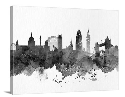 London Skyline Watercolor At Getdrawings Free Download